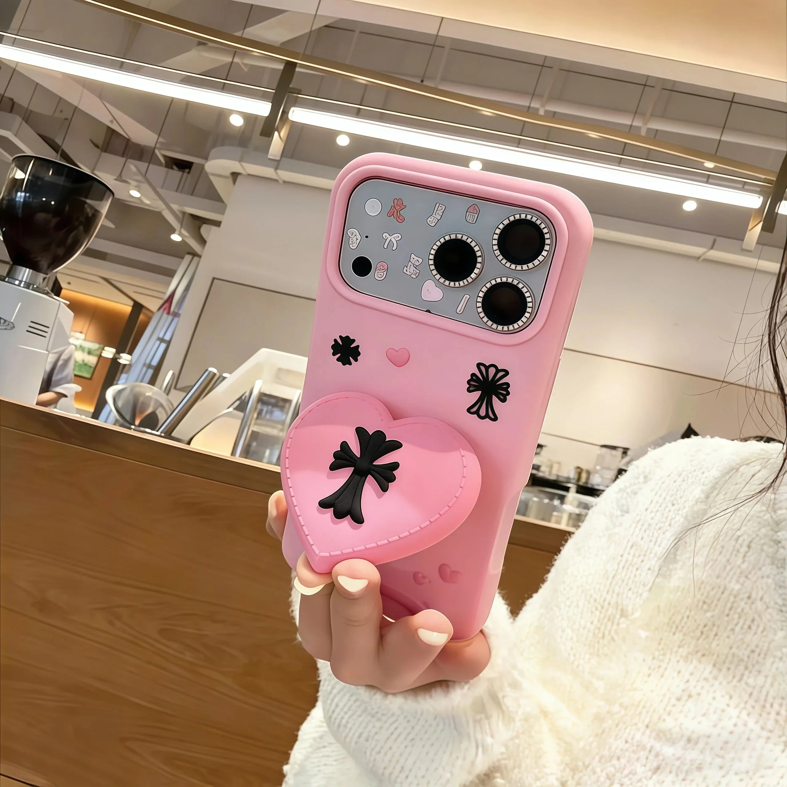 Chic Heart Phone Case