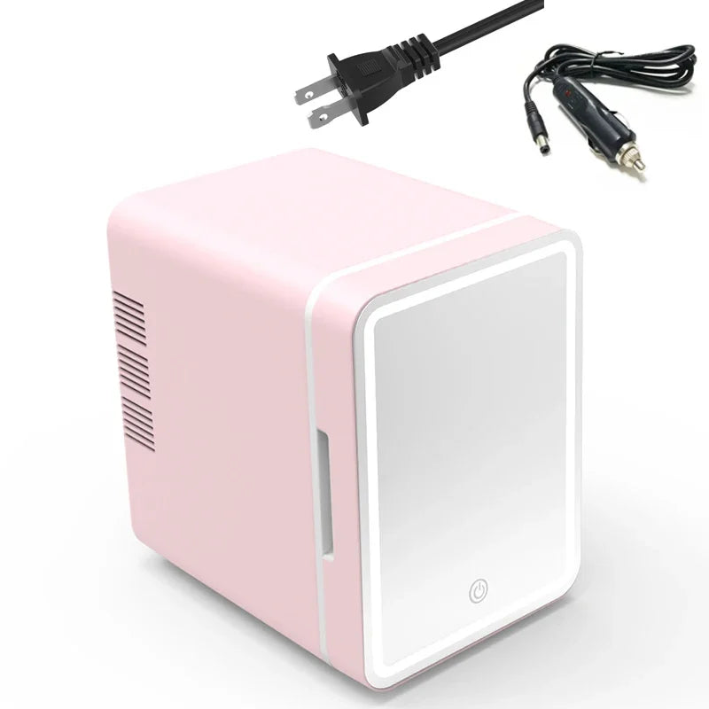 Luxe skincare / mini fridge With LED light
