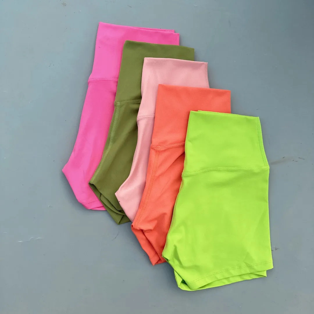 High-Waist Yoga Shorts