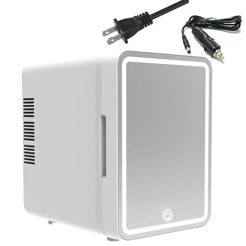 Luxe skincare / mini fridge With LED light