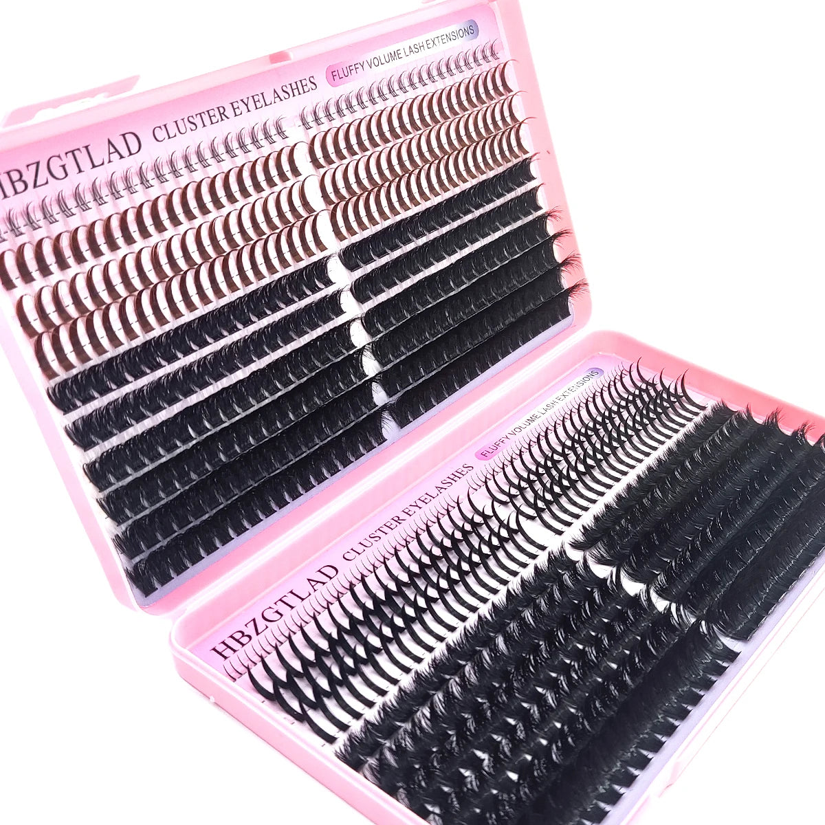 Lash cluster kit with spikes- Dramatic fluffy volume lash extensions