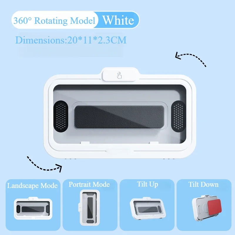 Waterproof rotating shower phone holder- 360 rotation