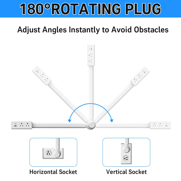 Rotating Power Outlet Expander